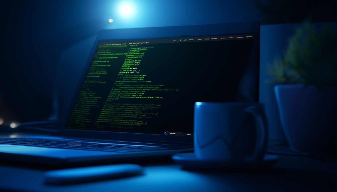 Terminal auf einem Laptop zeigt systemctl-Befehle zur Verwaltung von Linux-Diensten